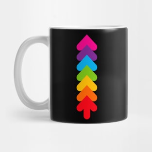 Colorful rainbow tree, version two Mug